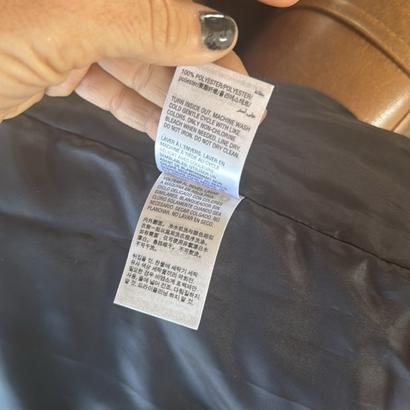 INC men's M medium "Chili Red" double 2x zip oversized shiny padded puffer coat - Picture 9 of 9